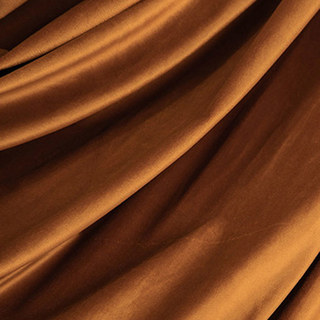 Fine Terracotta Caramel Burnt Orange Velvet Curtains 4