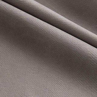 Smart Space Double Sided Taupe Brown Vegan Suede Curtain 3