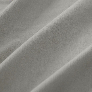 Exquisite Matte Luxury Ash Light Gray Chenille Curtain