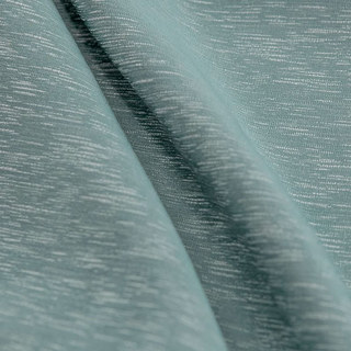 Silk Waterfall Subtle Textured Striped Shimmering Duck Egg Blue Curtain 5