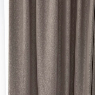 Silk Waterfall Subtle Textured Striped Shimmering Taupe Grey Curtain 2