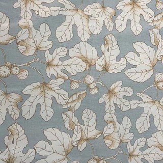 Fig Trees Sage Green and Brown Floral Curtain 7