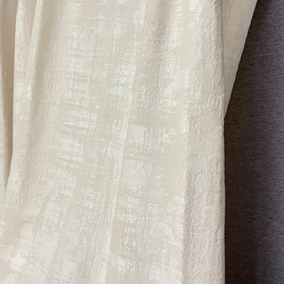 Premium Textured Cream Off White Velvet Curtain 4