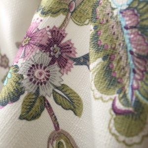 Afternoon Dream Curtain with Purple Edge Border 4