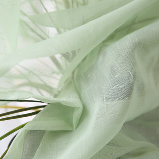 Notting Hill Luxury Sage Green Voile Curtain 5