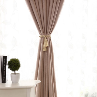 Subtle Spring Mocha Colour Curtain 4