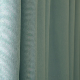 Subtle Spring Turquoise Green Curtain 8