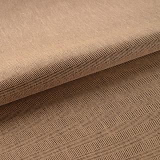 Blackout Zigzag Twill Brown Curtain 4