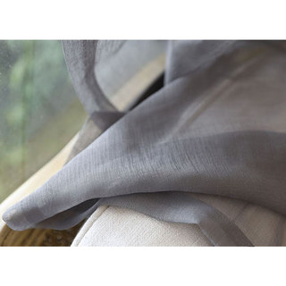 Smarties Grey Soft Sheer Voile Curtain 4