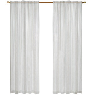 Country Escape Striped Linen Voile Curtain 6