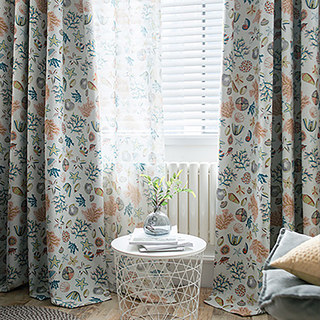 Seaside Spirit Multi Coloured Nautical Curtains