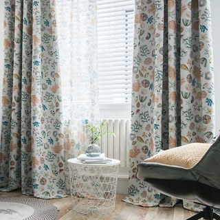 Seaside Spirit Multi Coloured Nautical Curtains