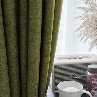 Pine Valley Olive Green Blackout Curtain