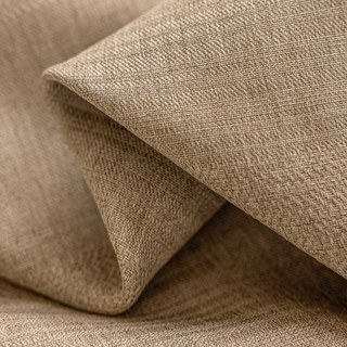 Simple Pleasures Prairie Grain Subtle Textured Striped Light Mocha Blackout Curtains 5