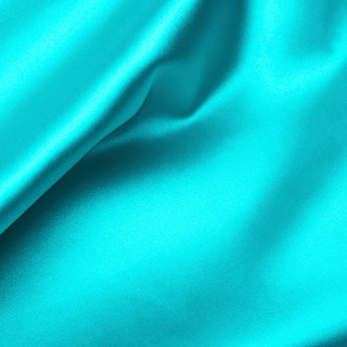 Clair de Lune Teal Blue Silky Satin Curtain 2