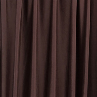 Fine Rich Chocolate Brown Velvet Curtain 2