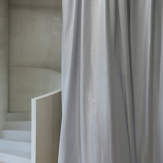 Satiny Touch Ash Grey Voile Curtain 3