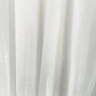 Satiny Touch Ivory White Voile Curtain 5