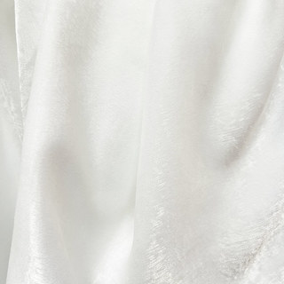 Satiny Touch Ivory White Voile Curtain 9