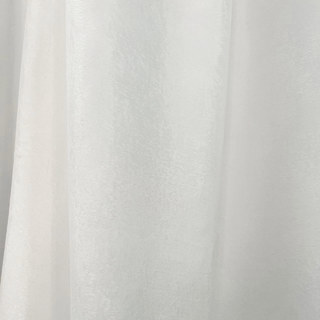 Satiny Touch Ivory White Voile Curtain 8