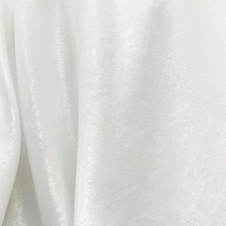 Satiny Touch Ivory White Voile Curtain 6
