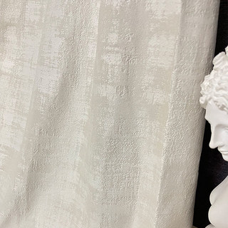 Premium Textured Cream Off White Velvet Curtain 1