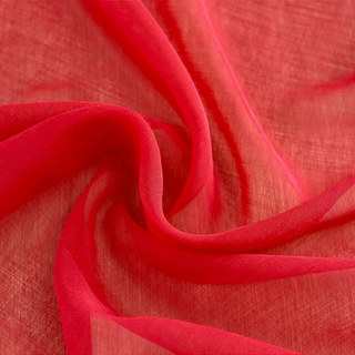 Smarties Red Soft Sheer Voile Curtain 4