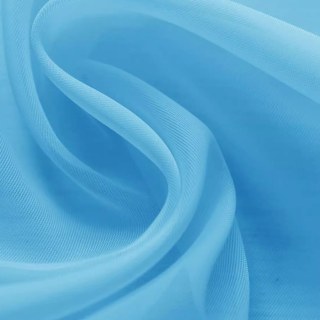 Laguna Outdoor Waterproof Aqua Blue Voile Curtain 2