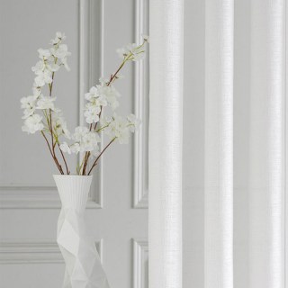 The Bright Side White Heavy Voile Curtain 1