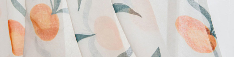 Print Voile Curtain