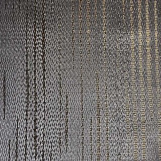 Sunbeam Glistening Subtle Textured Striped Champagne Gold and Grey Curtain 8