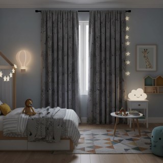 Zebra Crossing Grey Blackout Curtain 3