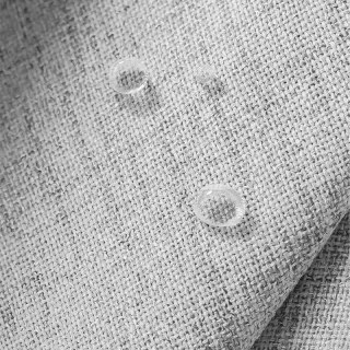 Imperméable à l'été Style de lin gris Rideau voilé lourd extérieur