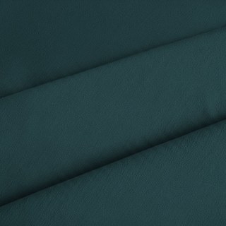Double en peluche bleu de mer Chenille Rideau noir