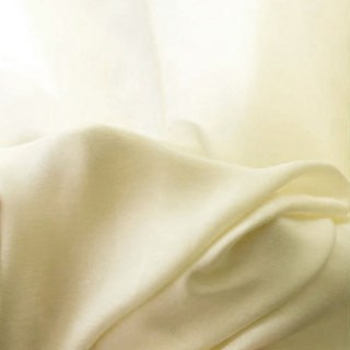 Satiné au toucher Jaune Beurre Rideau Voile 6