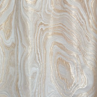Marble doré Luxe 3D Jacquard Mocha Crème Rideau abstrait 5