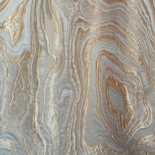 Marbre Doré Luxe 3D Jacquard Moka Crème Rideau Abstrait 8