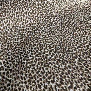 Leopard Spot Luxury Jacquard Or Brun Rideaux Imprimé Animal 6