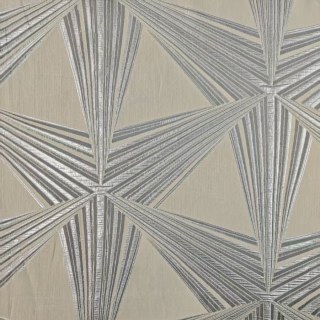 Prism Axis Art Déco Gris et Rideaux Géométriques Argent 6