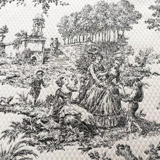 Roco Reverie Noir Toile de Jour Chenille Rideau 5