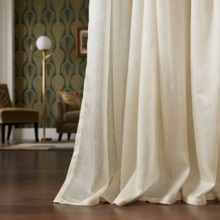 Rolling Hills Art Déco Voilages Chatoyants Or Champagne