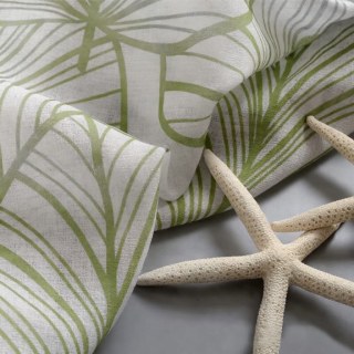 Lush Palm Tree Paradise Vert Rideau Voile Semi-Transparent 6