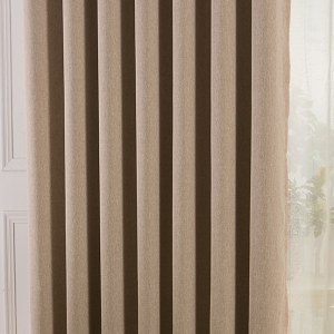Gainsborough Light Brown Linen Style Curtain 5