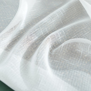 A Touch of Sunshine Semi Sheer White Heavy Net Curtain