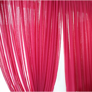 Notting Hill Rose Pink Voile Curtain 4