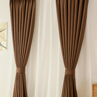 Serene Moment Dark Brown Curtain 2