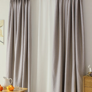 Serene Moment Light Grey Curtain 1