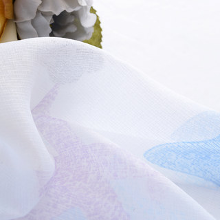 Starfish Baby Blue Sheer Voile Curtain 4