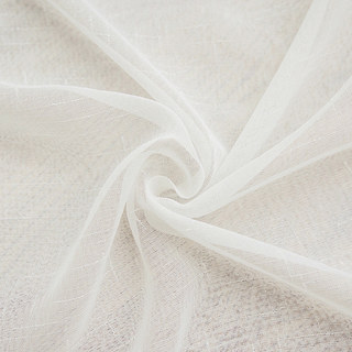 Notting Hill White Luxury Voile Curtain 9