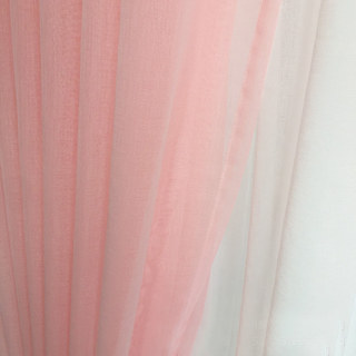 Luxe Pale Dusky Pink Voile Curtain 5